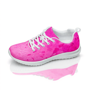 Pink Running Sneakers – Lightweight Casual Athletic Shoes